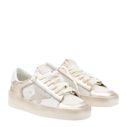 Lace-Up Flat Sneakers