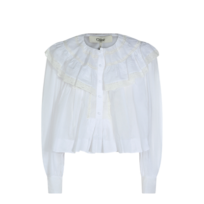 Casual Top With Ruffles