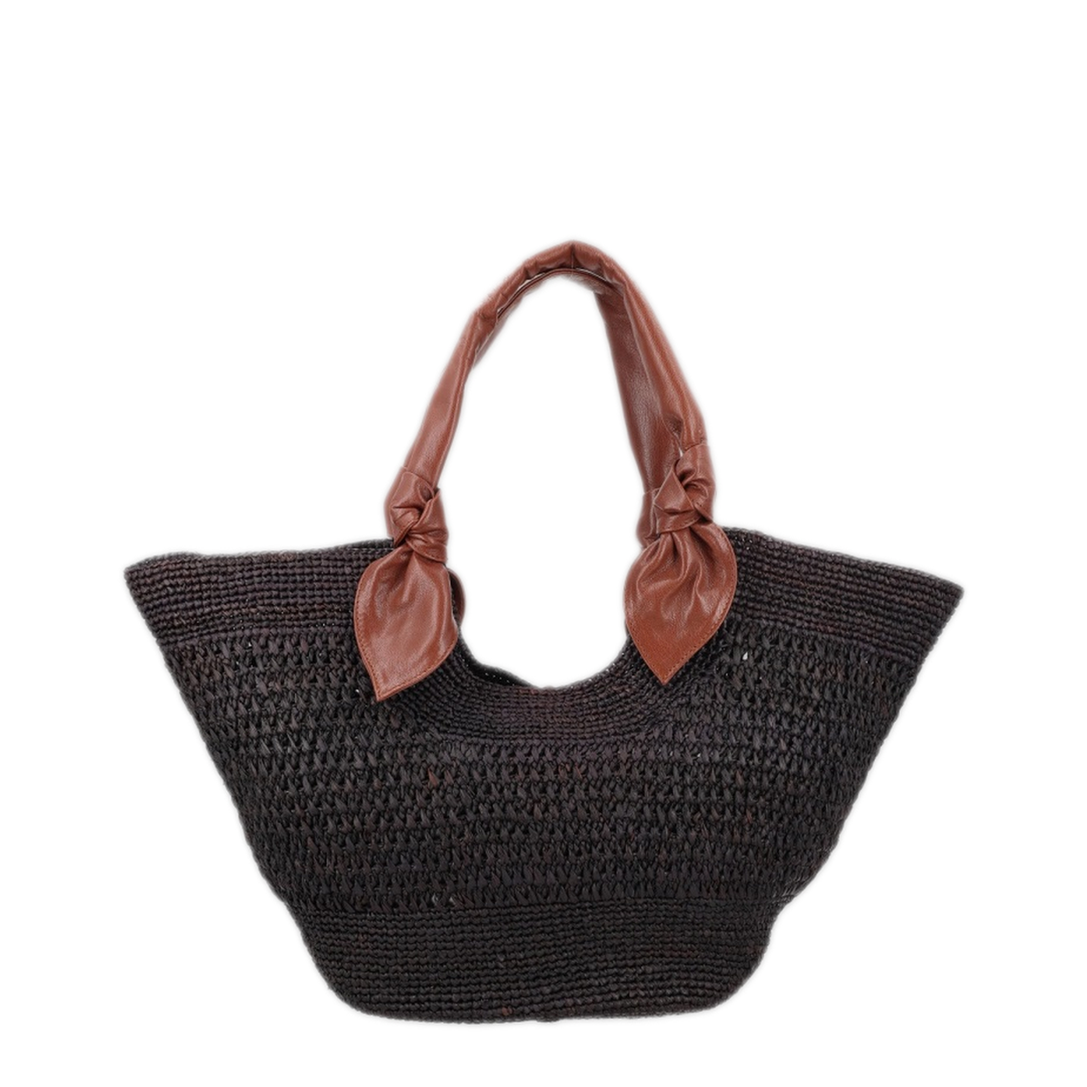 MAYFEYR - Hereu - Borse Intrecciata In Raffia - FONOWBS260012CHEBONYCHESTNUT
