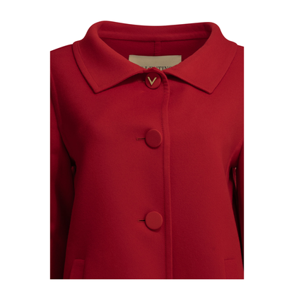 MAYFEYR - Valentino - Long Wool And Cashmere Coat - 9B3CA8D56JAR9M