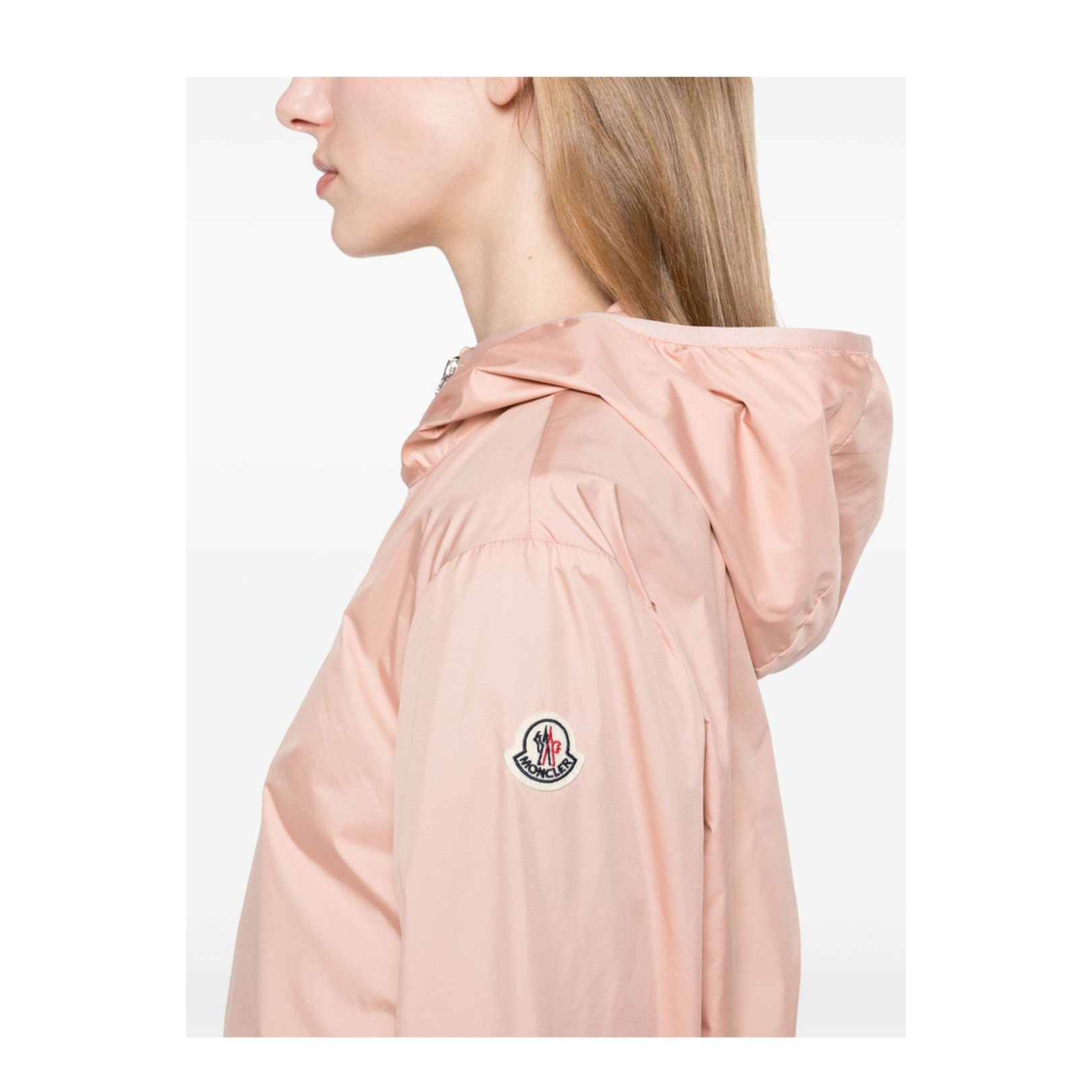 Pink Fegeo Hooded Windbreaker