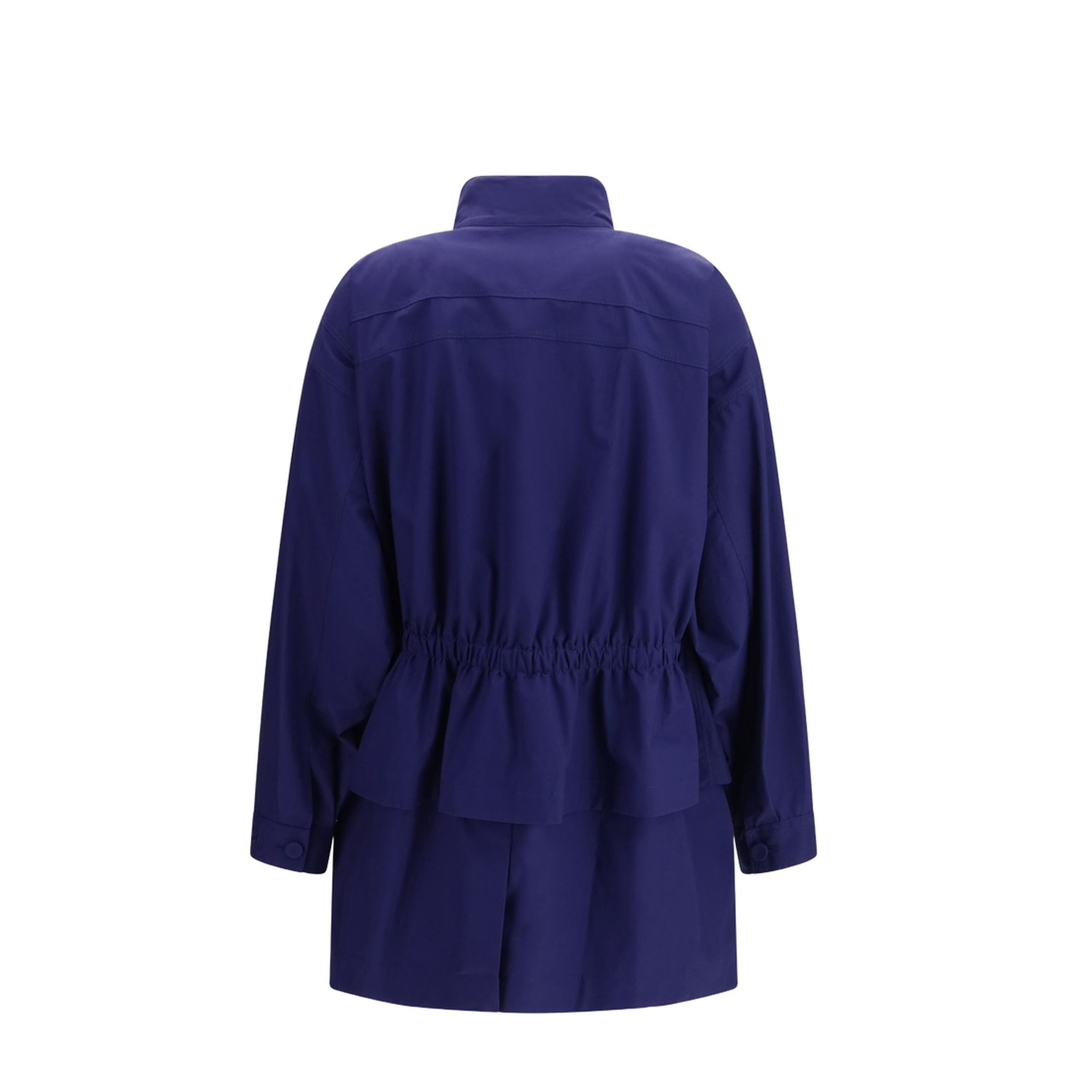 MAYFEYR - Fendi - Midi Poplin Parka In Cotton With Logo Embroidery - FJ7709AW7V