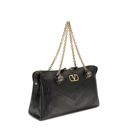 MAYFEYR - Valentino - Panthea Chevron Medium Shoulder Bag - 9W2B0S70UYF
