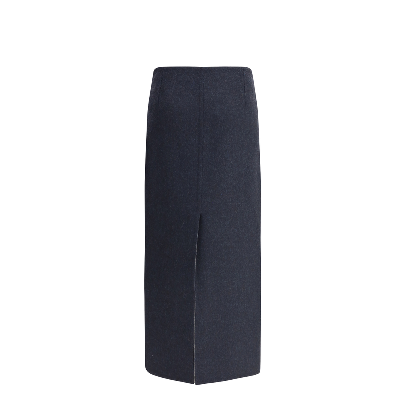 Virgin Wool Midi Skirt