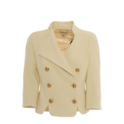 MAYFEYR - Elisabetta Franchi - Blazer Yellow - GI16152E2DC7