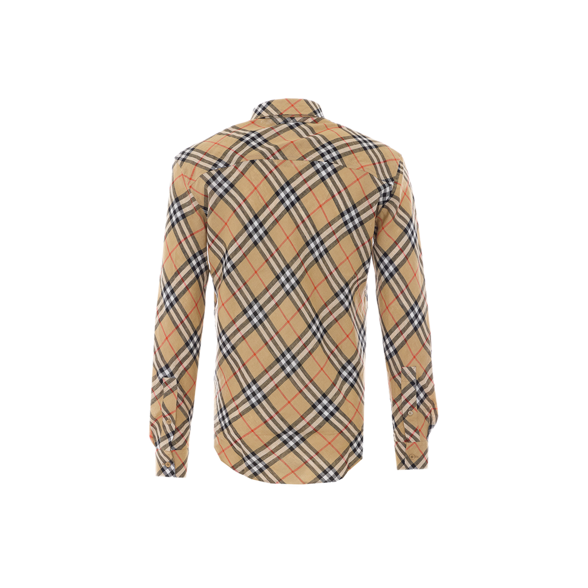 MAYFEYR - Burberry - Beige Roland Check Shirt - 8123684B9368