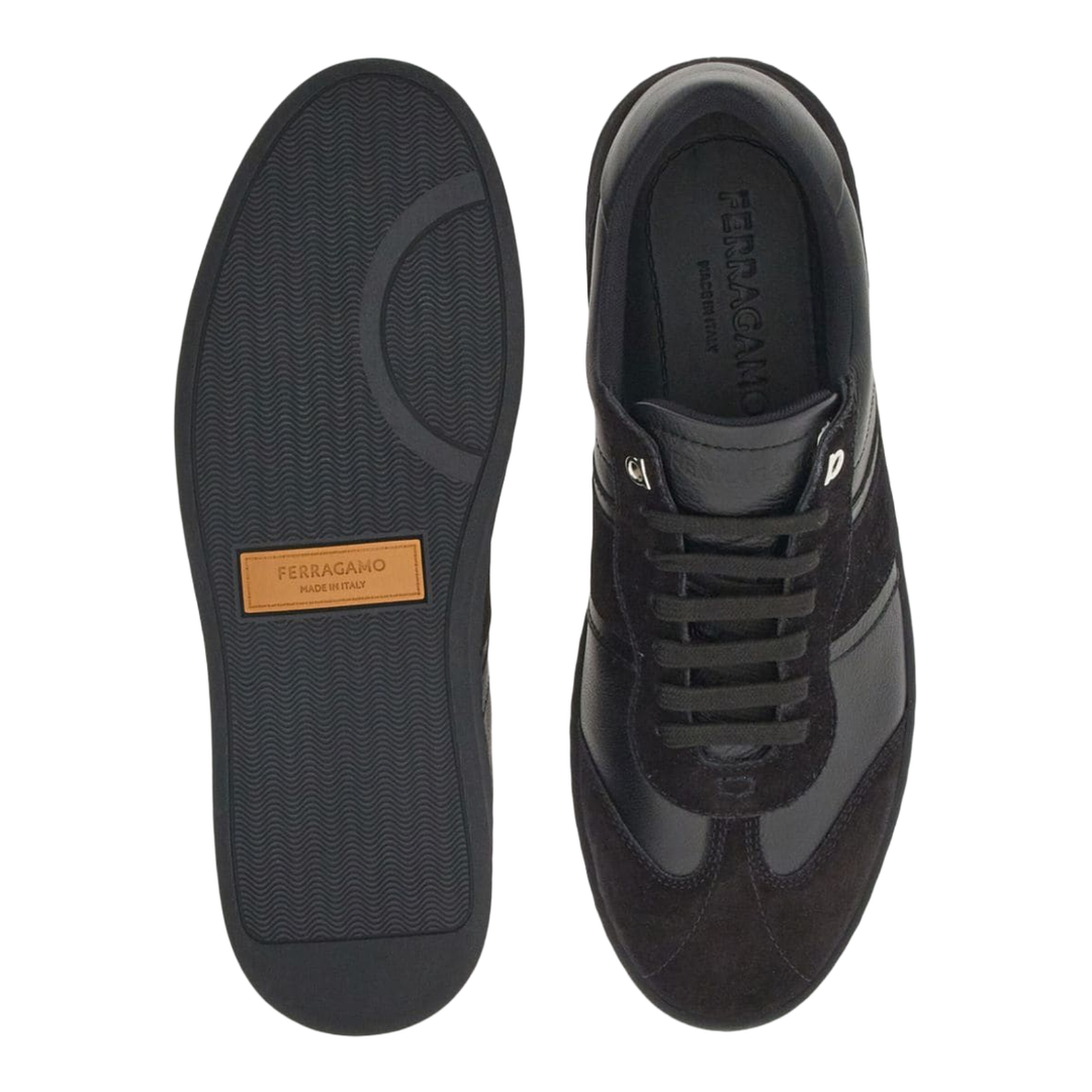 Achille Leather And Suede Sneakers
