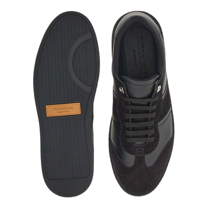 Achille Leather And Suede Sneakers