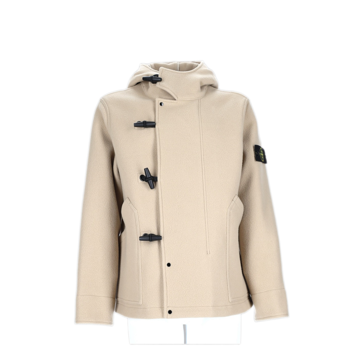 Short Heavy Melton Coat