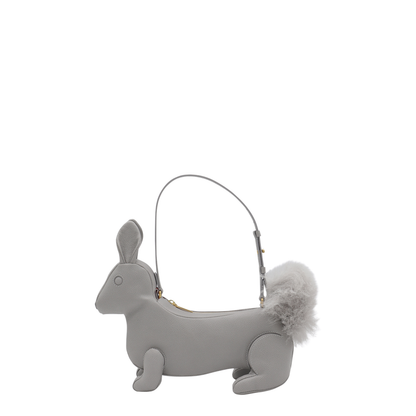 Rabbit Baguette Bag in Pebble Grain Leather