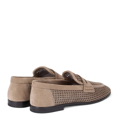 MAYFEYR - Brunello Cucinelli - Sparkling Net Leather Loafers - MZDVC3182C2767