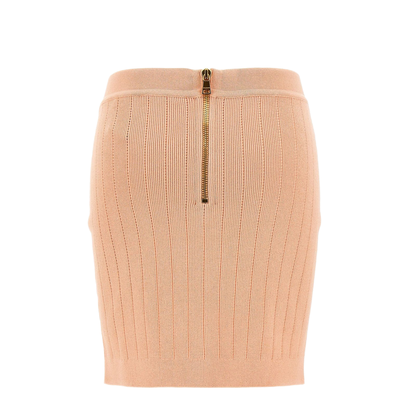 Knit Mini Skirt In Powder