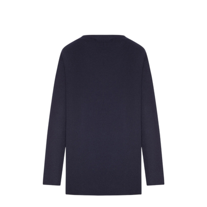 MAYFEYR - MIUMIU - Logo-Patch Ribbed-Knit Sweater - MML06WSOOO1903F0008