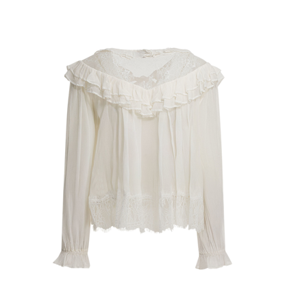 MAYFEYR - Self Portrait - Lace Blouse - RS26192TWWHITE