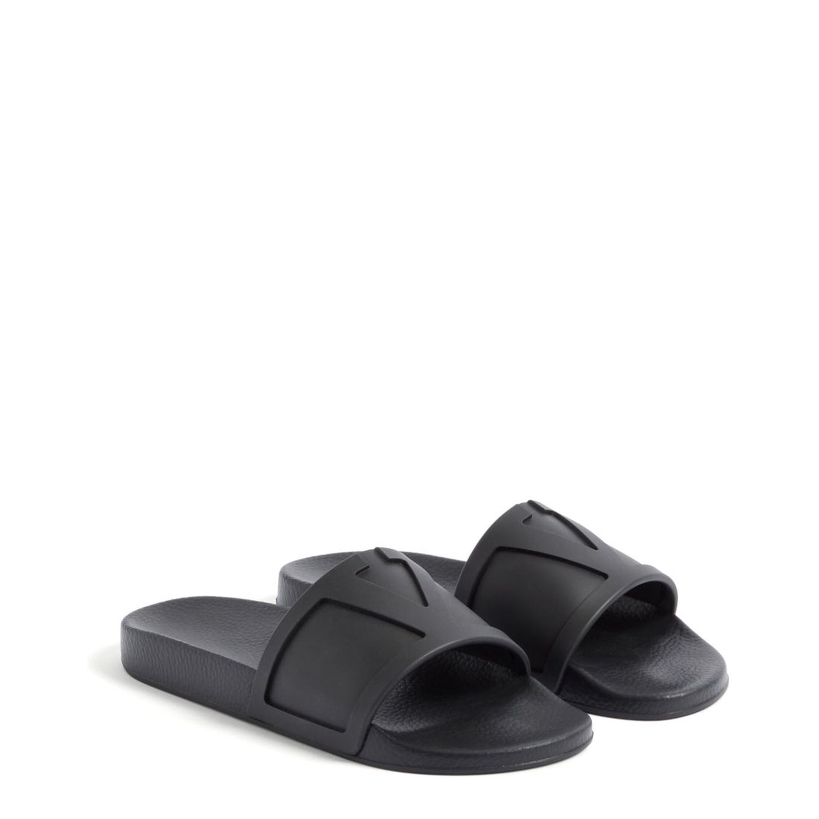 Maxi VLogo Signature Single Toe Strap Moulded Footbed Flat Rubber Sole