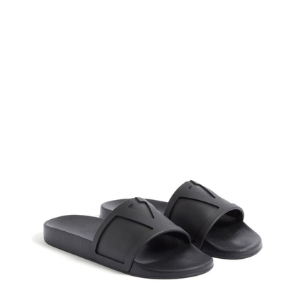 Maxi VLogo Signature Single Toe Strap Moulded Footbed Flat Rubber Sole
