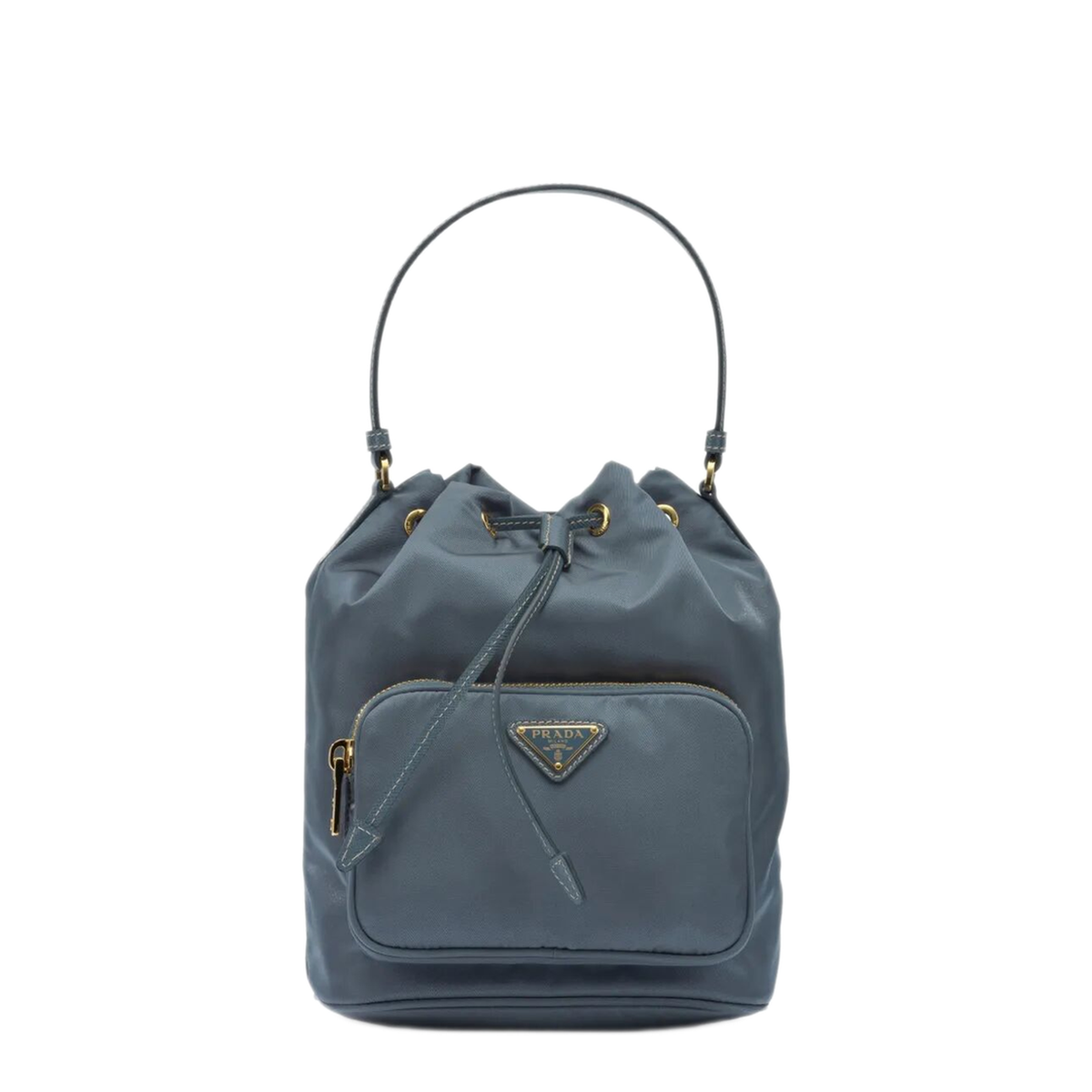 Duet Re-Nylon Bucket Bag - Aviazione