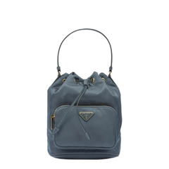 Duet Re-Nylon Bucket Bag - Aviazione