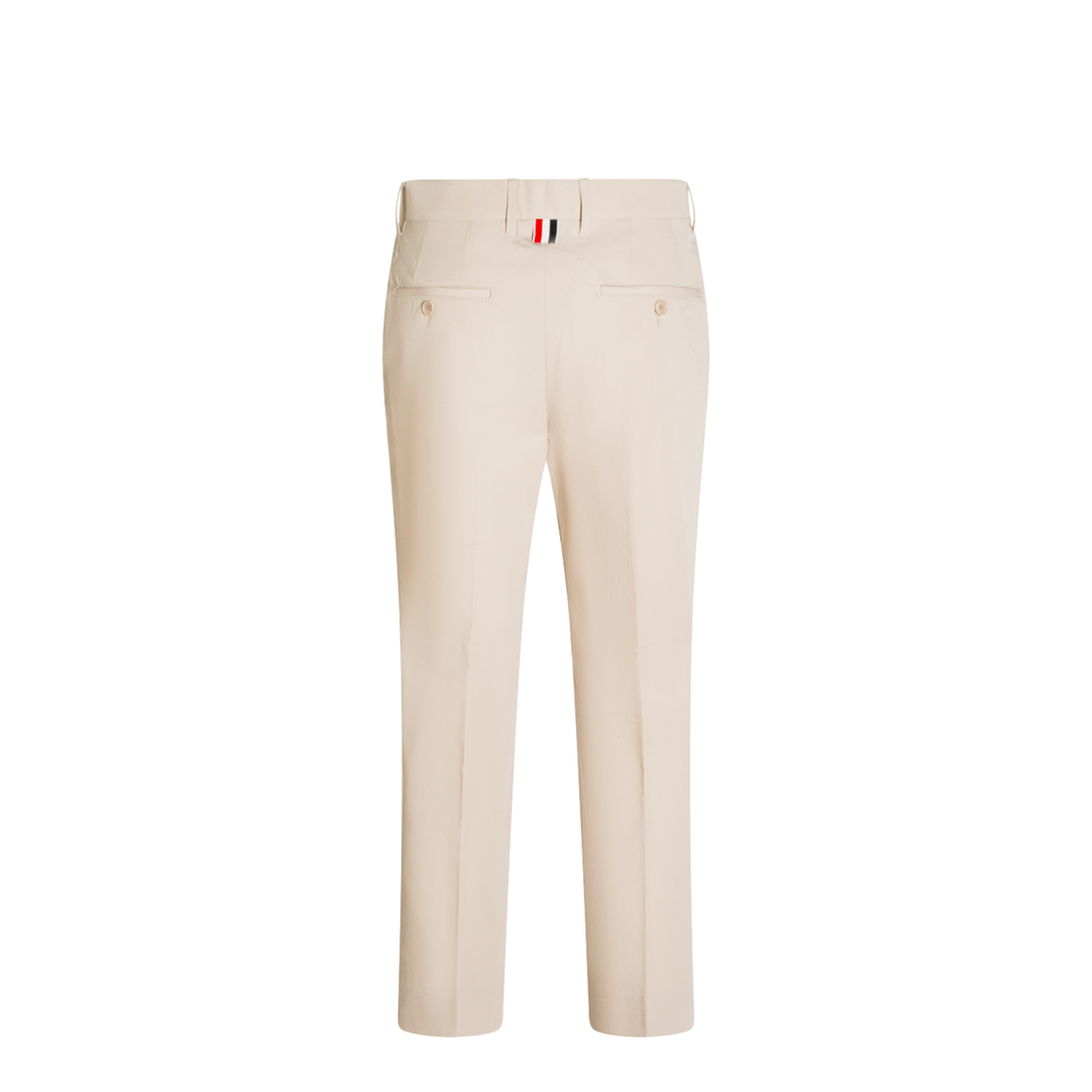 Relaxed Classic Beltloop Trouser With Gg Tape Details In Wrinkle Free Cotton Suiting