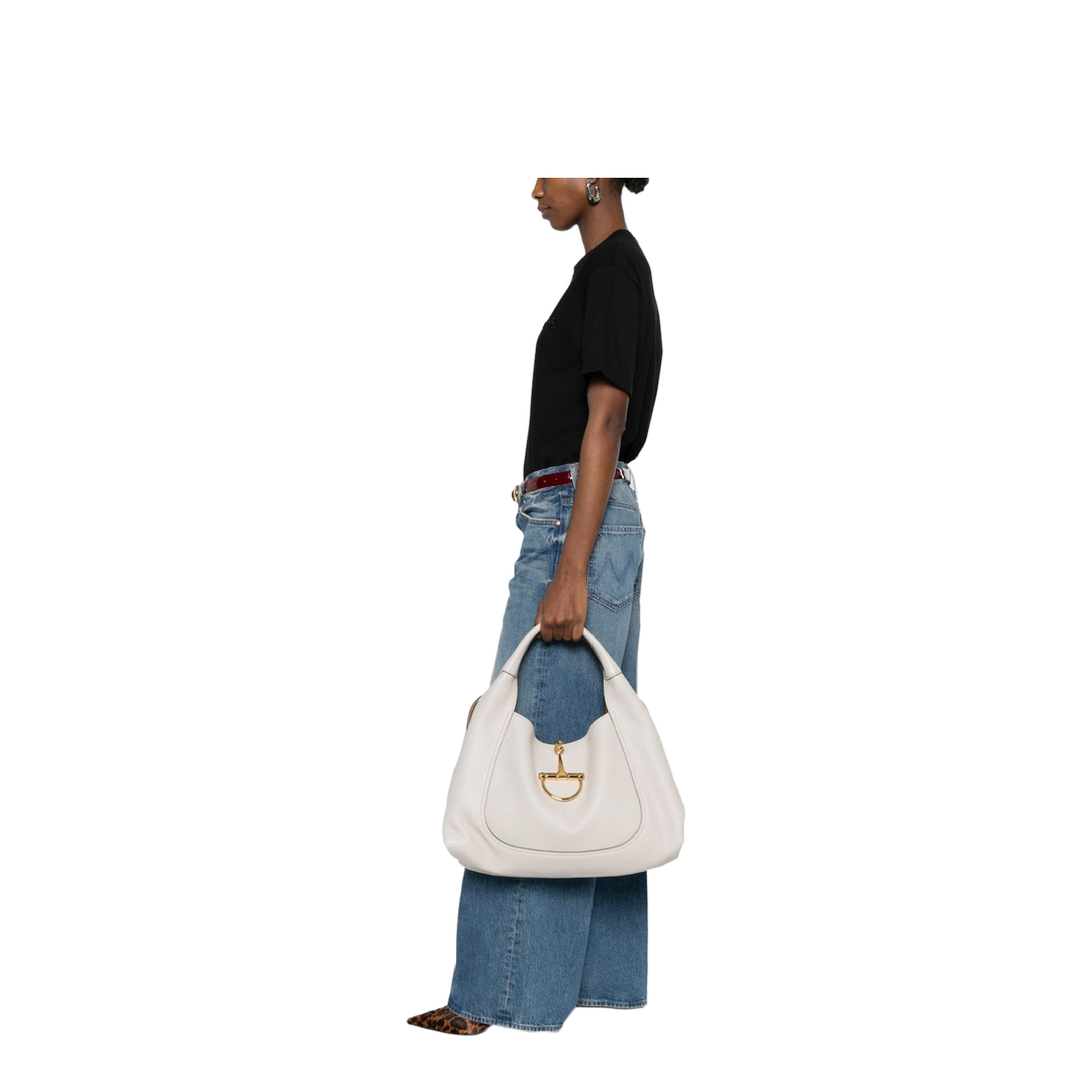 Softbit Maxi Calfskin Shoulder Bag - Sphinx