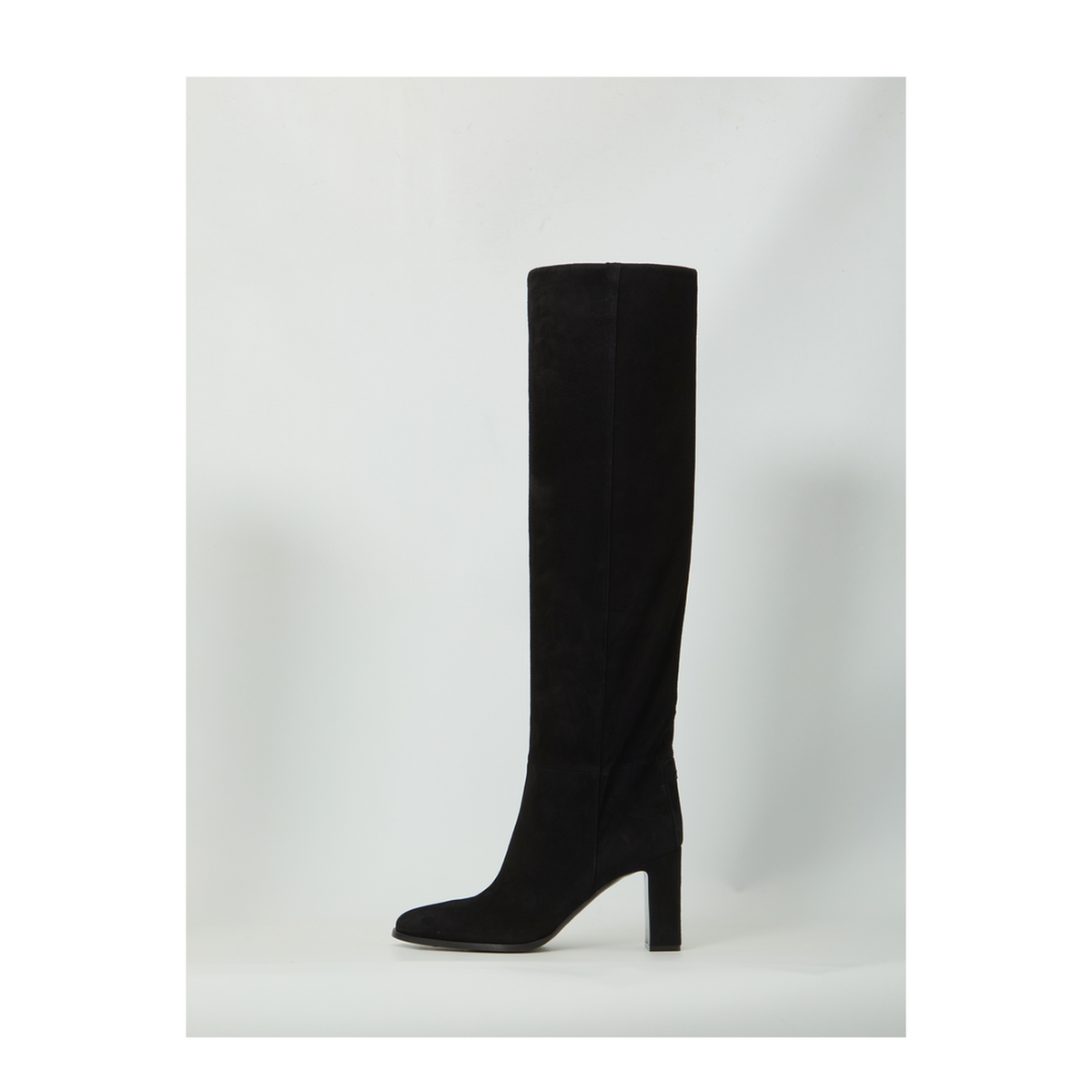 MAYFEYR - Jimmy Choo - Caly Over The Knee 85 Boots - CALYOTK85SUEBLACK