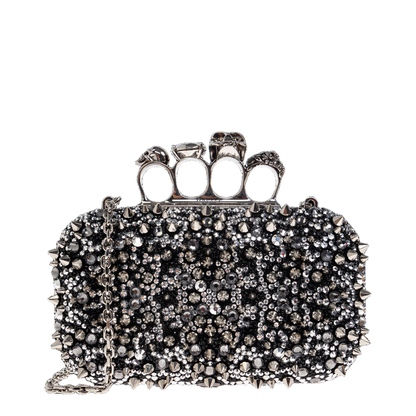 MAYFEYR - Alexander Mcqueen - Clutch Bag With Shimmering Crystals - 8503111T1151000