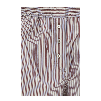 MAYFEYR - Brunello Cucinelli - Striped Silk Shorts - MH746DB699