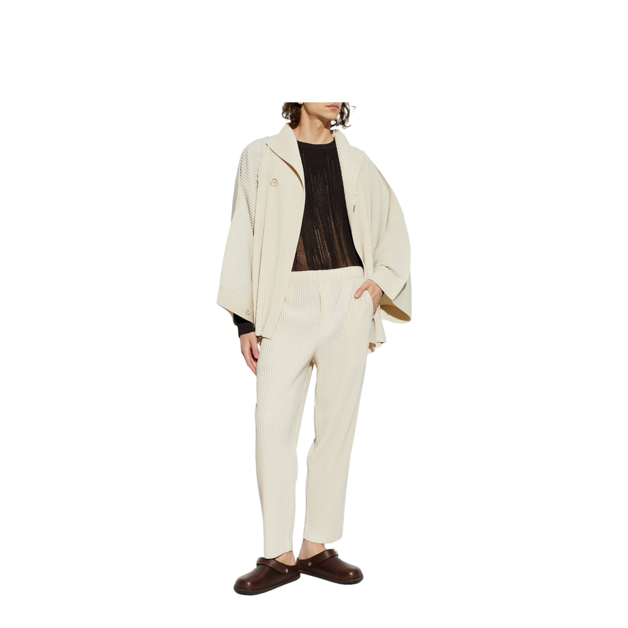 MAYFEYR - Bao Bao Issey Miyake - Trousers Beige - HP66JF03442