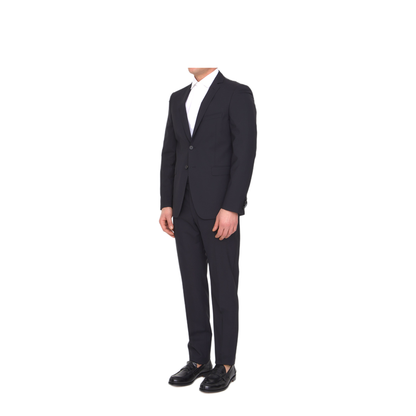 MAYFEYR - Tonello - Black Virgin Wool Two Piece Suit - 01AI240Y1063U990