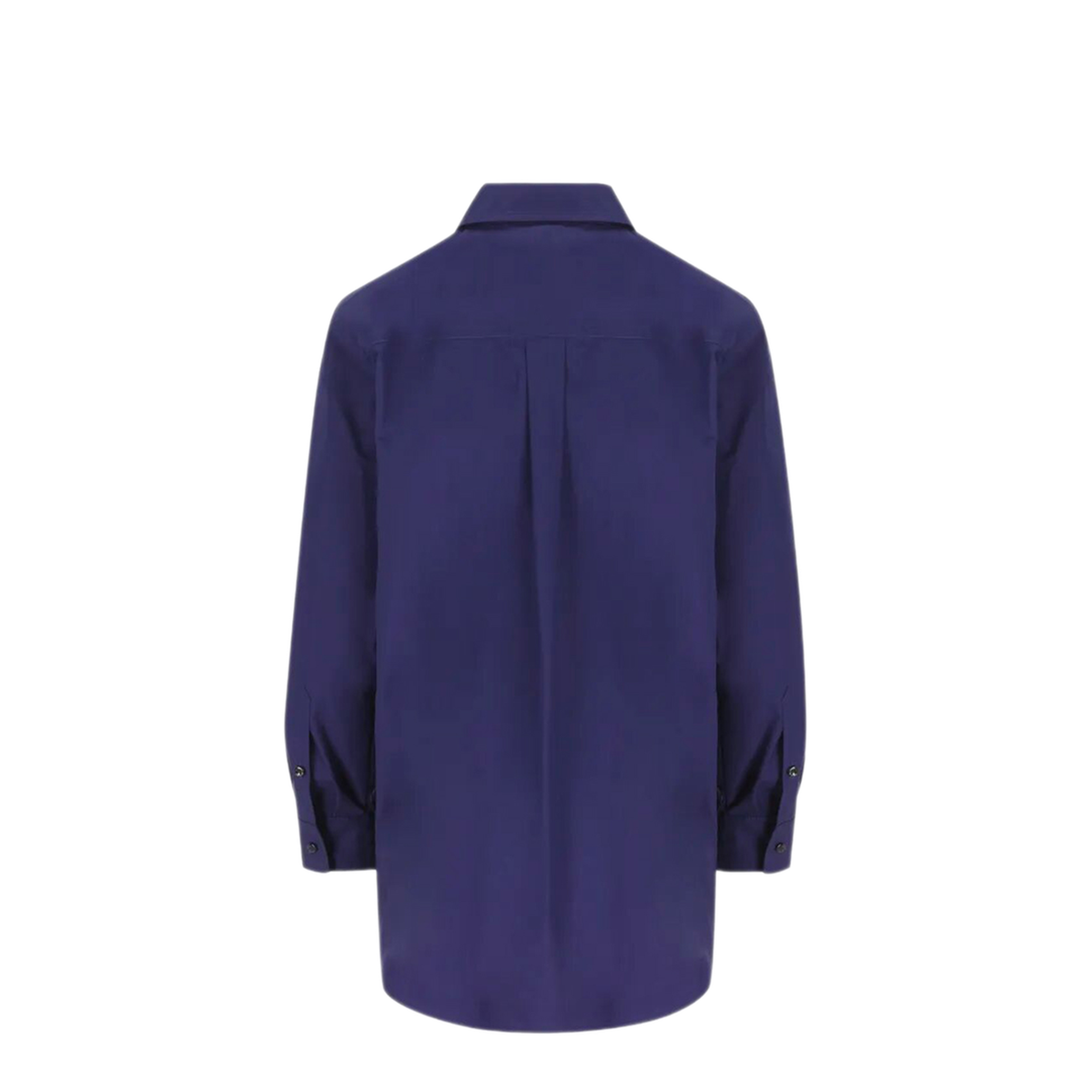 Dark Blue Poplin Shirt