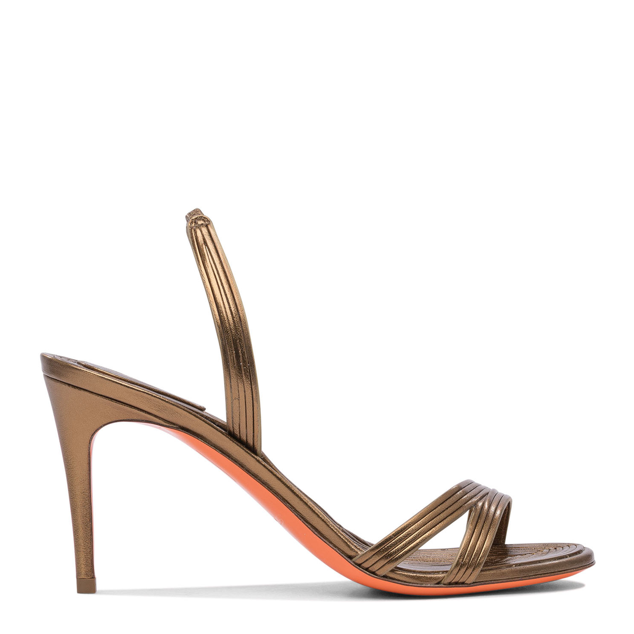 MAYFEYR - Santoni - 85Mm Leather Heeled Sandals - WHIW71636HA2TOOXO50