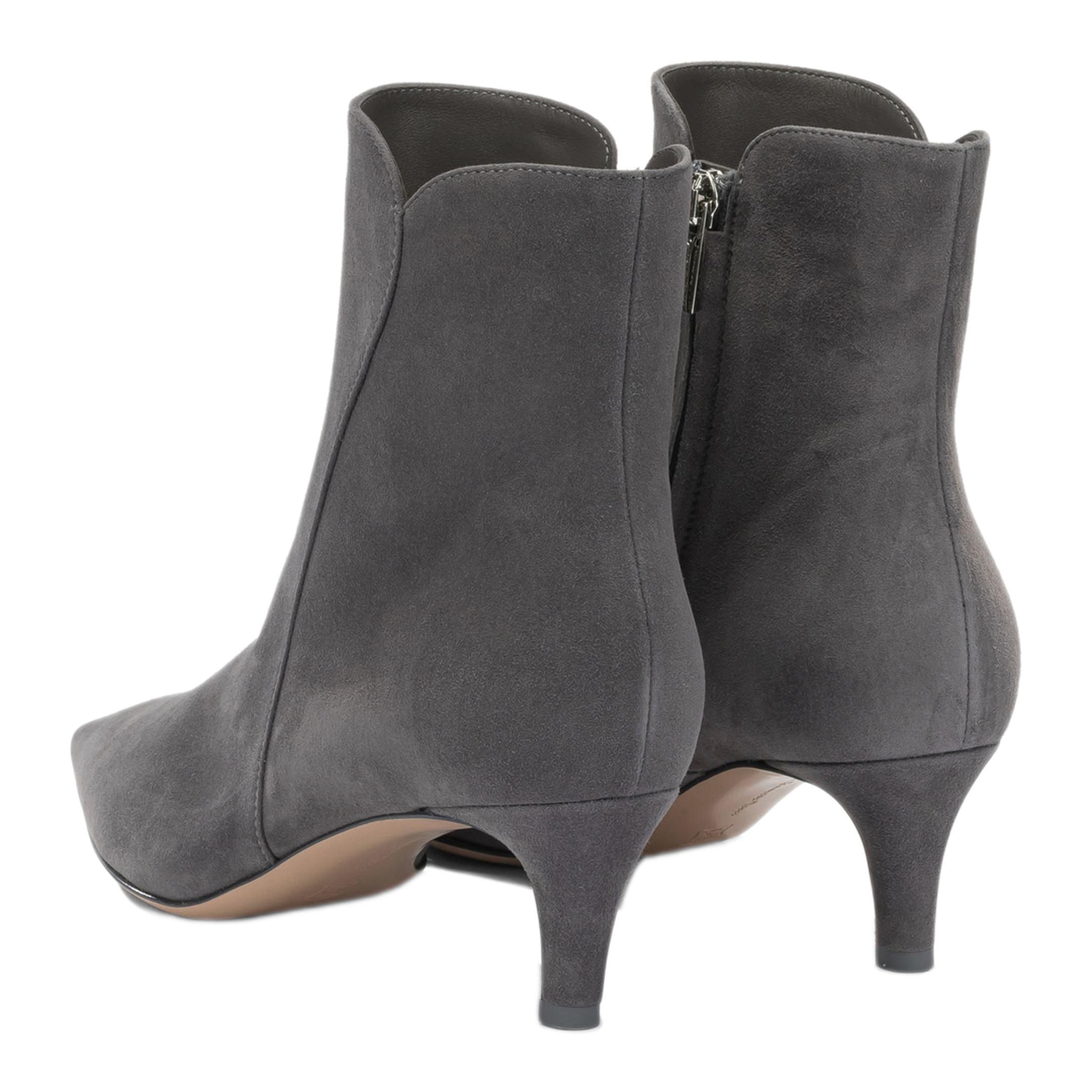 MAYFEYR - Gianvito Rossi - Levy 55Mm Ankle Boots With Zipper - G7386855RICCASLAPI