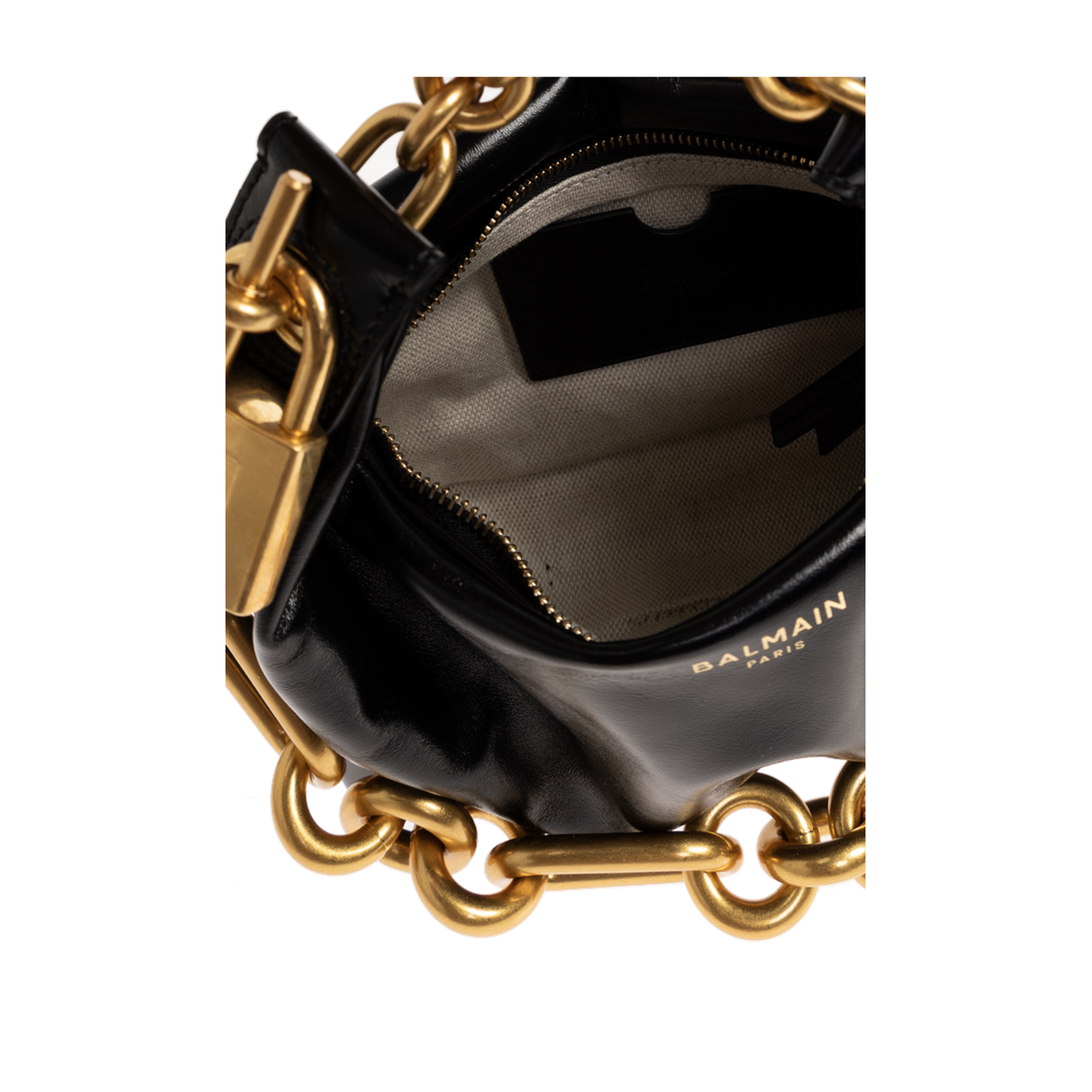 Sync Mini Calfskin Shoulder Bag - Noir