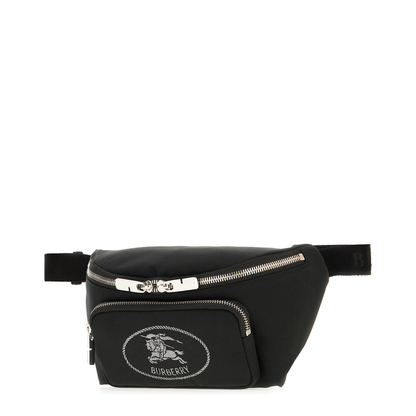 Black Canvas Belt Bag