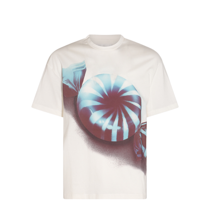 Oversized T-Shirt with Graphic and Logo Print