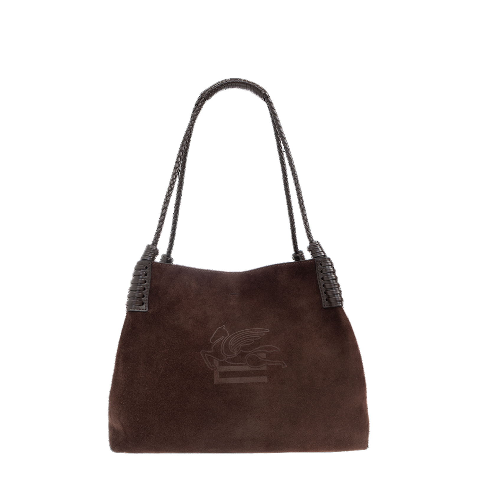 Small Libra Tote Bag in Suede