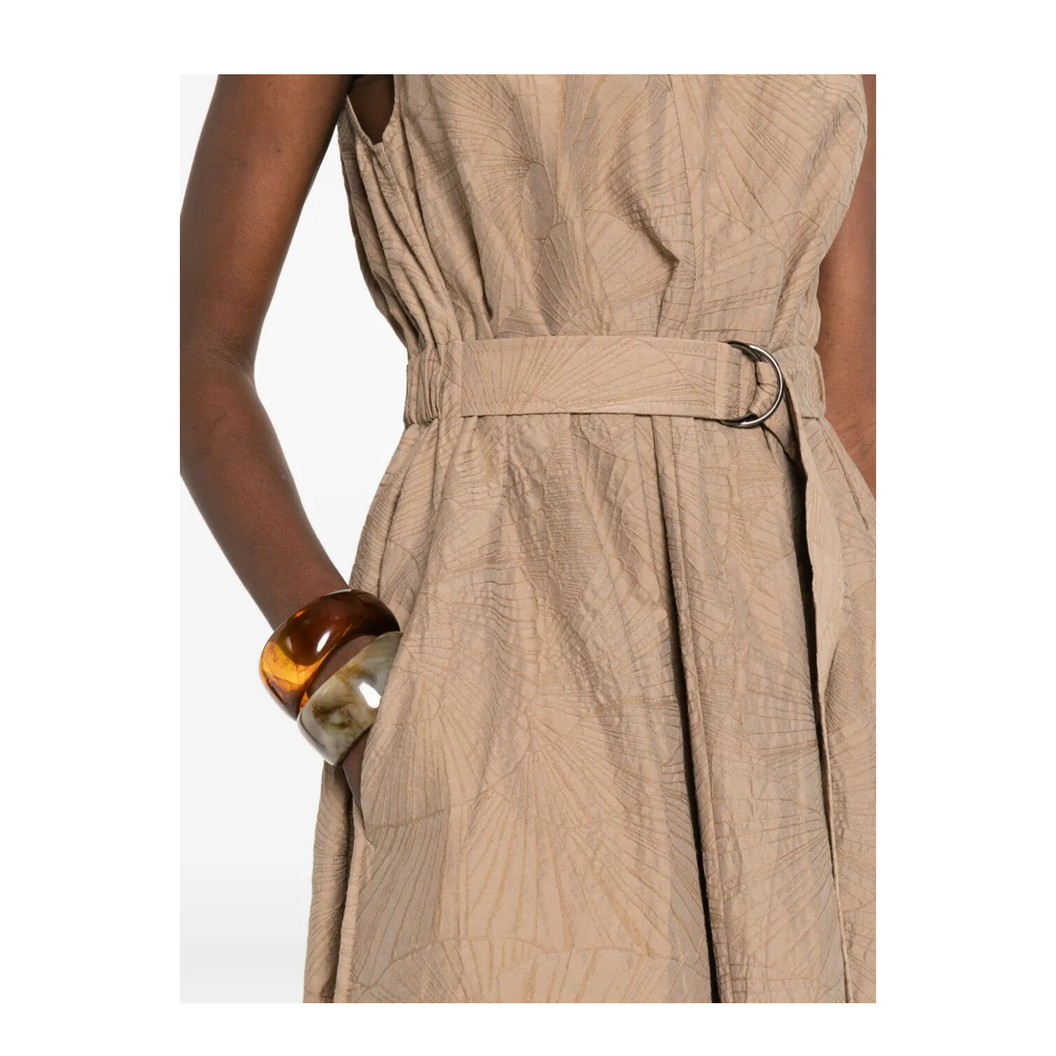 MAYFEYR - Brunello Cucinelli - Midi Dress With Floral Motif - MQ988A5092
