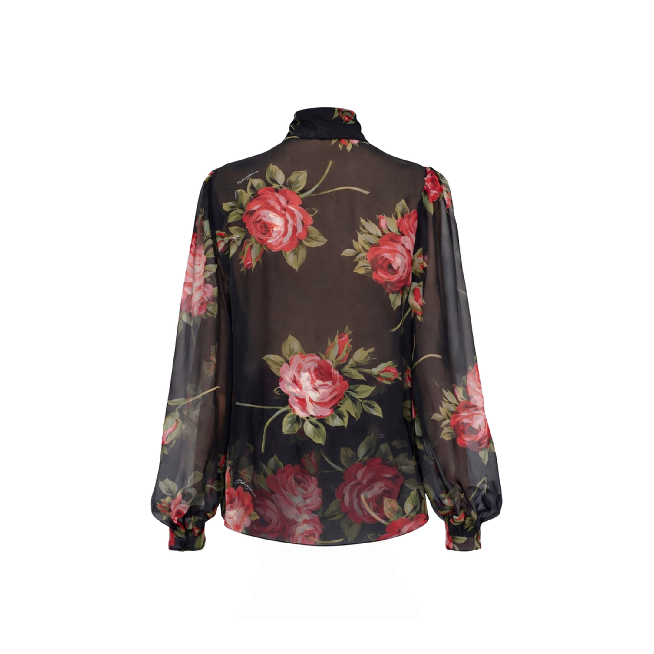 Rose Bouquet Print Top