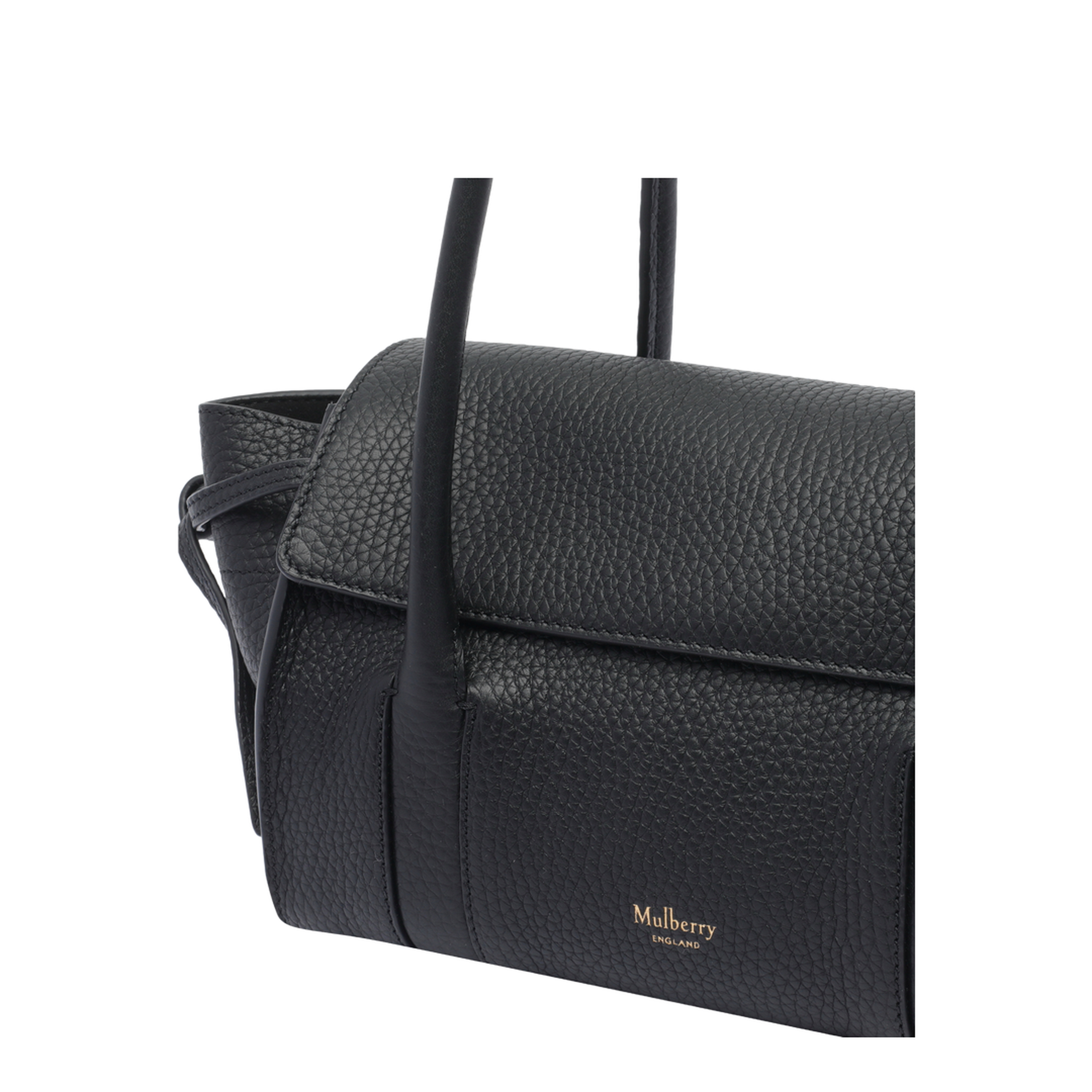 Leather Shoulder Bag With Logo