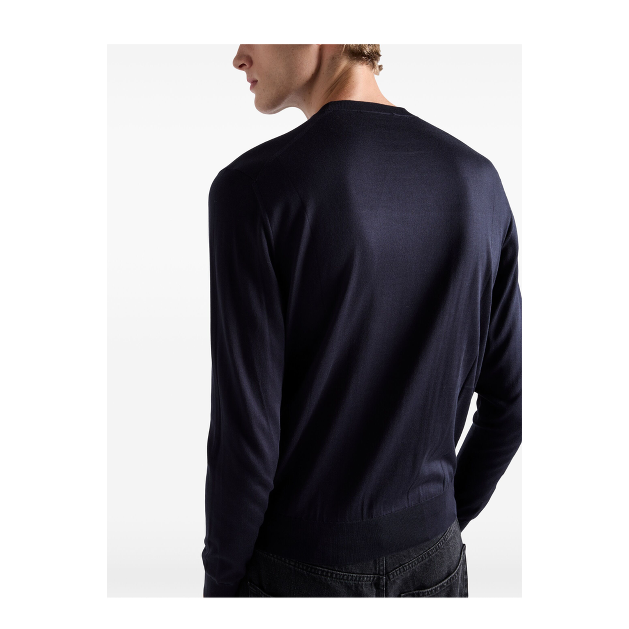 MAYFEYR - Prada - Crew-Neck Silk Jumper - UMB927SOOO16AIF0008
