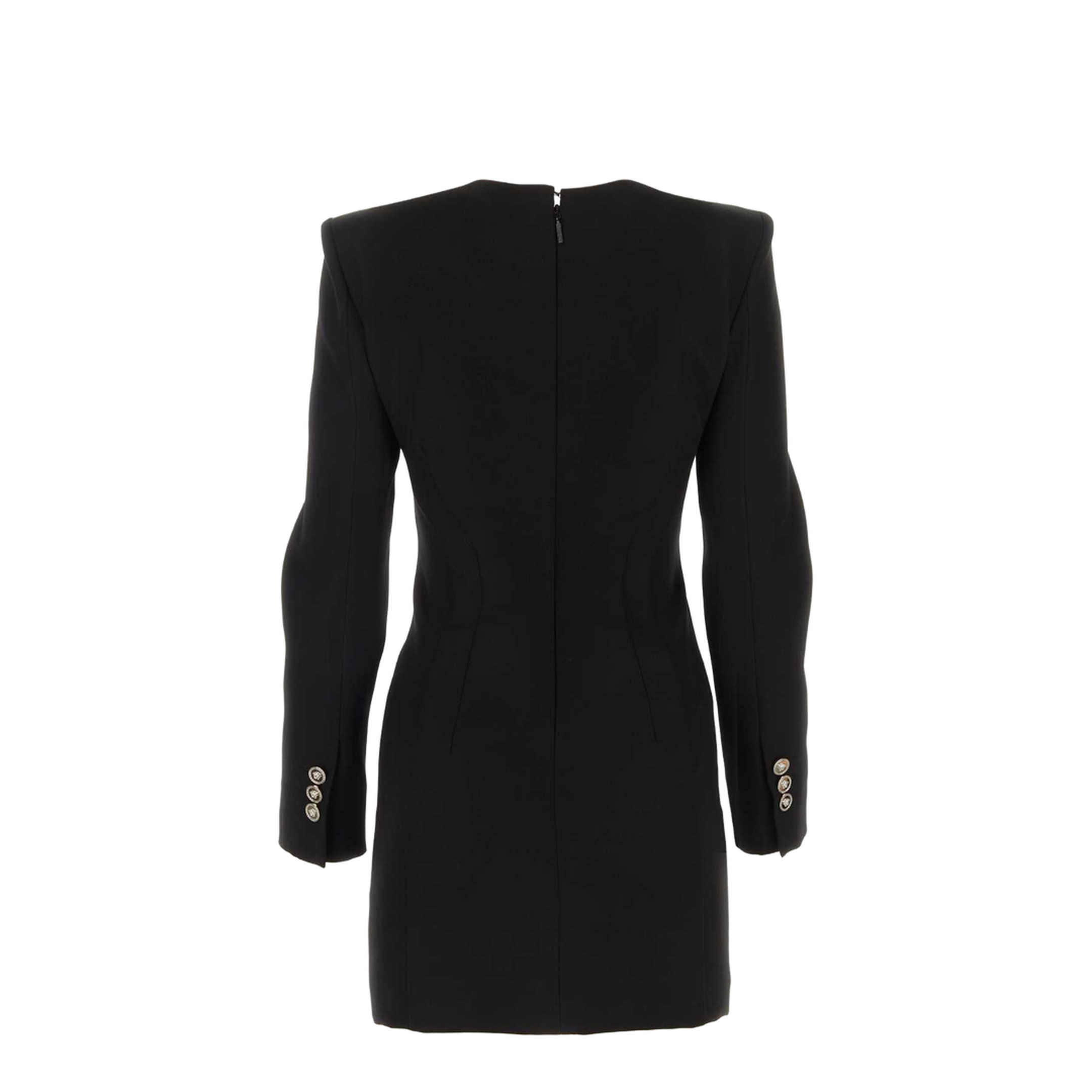 Mini Grain De Poudre Dress In Black