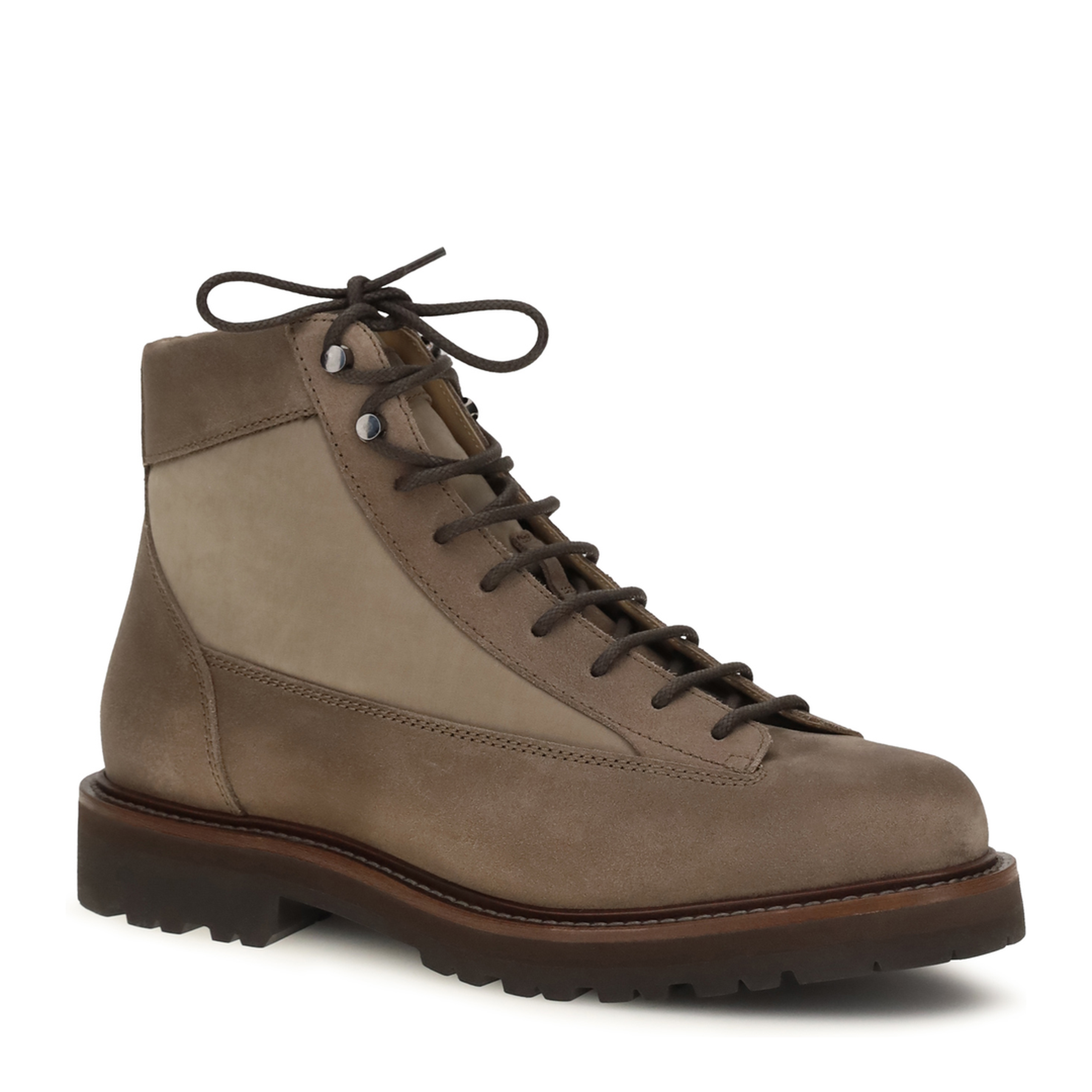 MAYFEYR - Brunello Cucinelli - Lace Up Ankle Boots - MZUANRW668CRB01