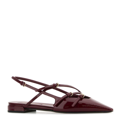 MAYFEYR - Miu Miu - Burgundy Leather Ballerinas - 5F476EF010069F0D27