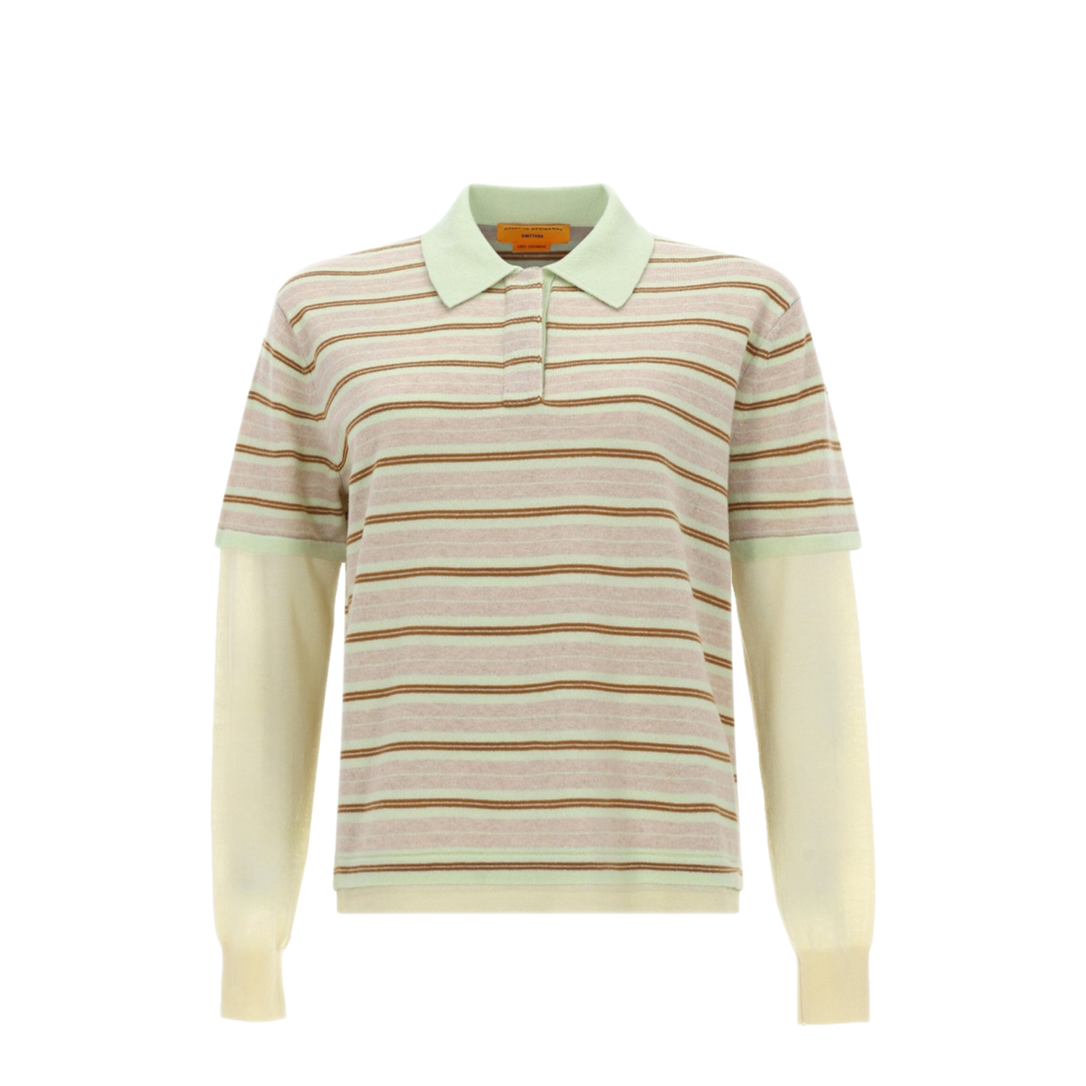MAYFEYR - Guest In Residence - Layered Stripe Rugby Polo Shirt - W40710JLLMWSHCO