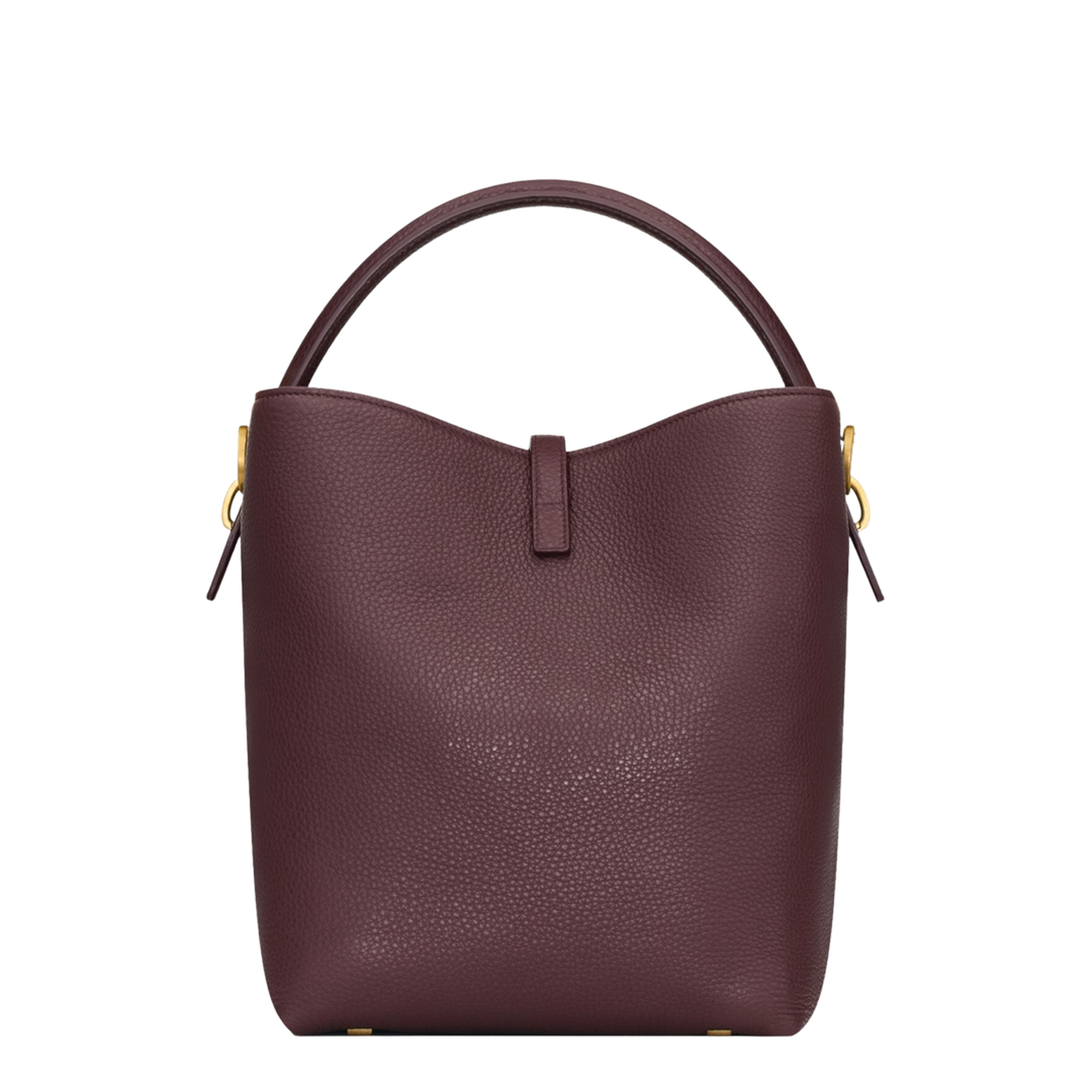 LE 37 Calf Leather Bucket Bag - Bordeaux