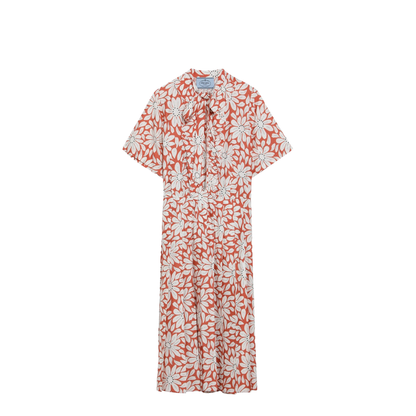 Floral Print Shirt Dress