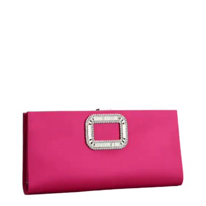 Pilgrim Buckle Clutch Satin