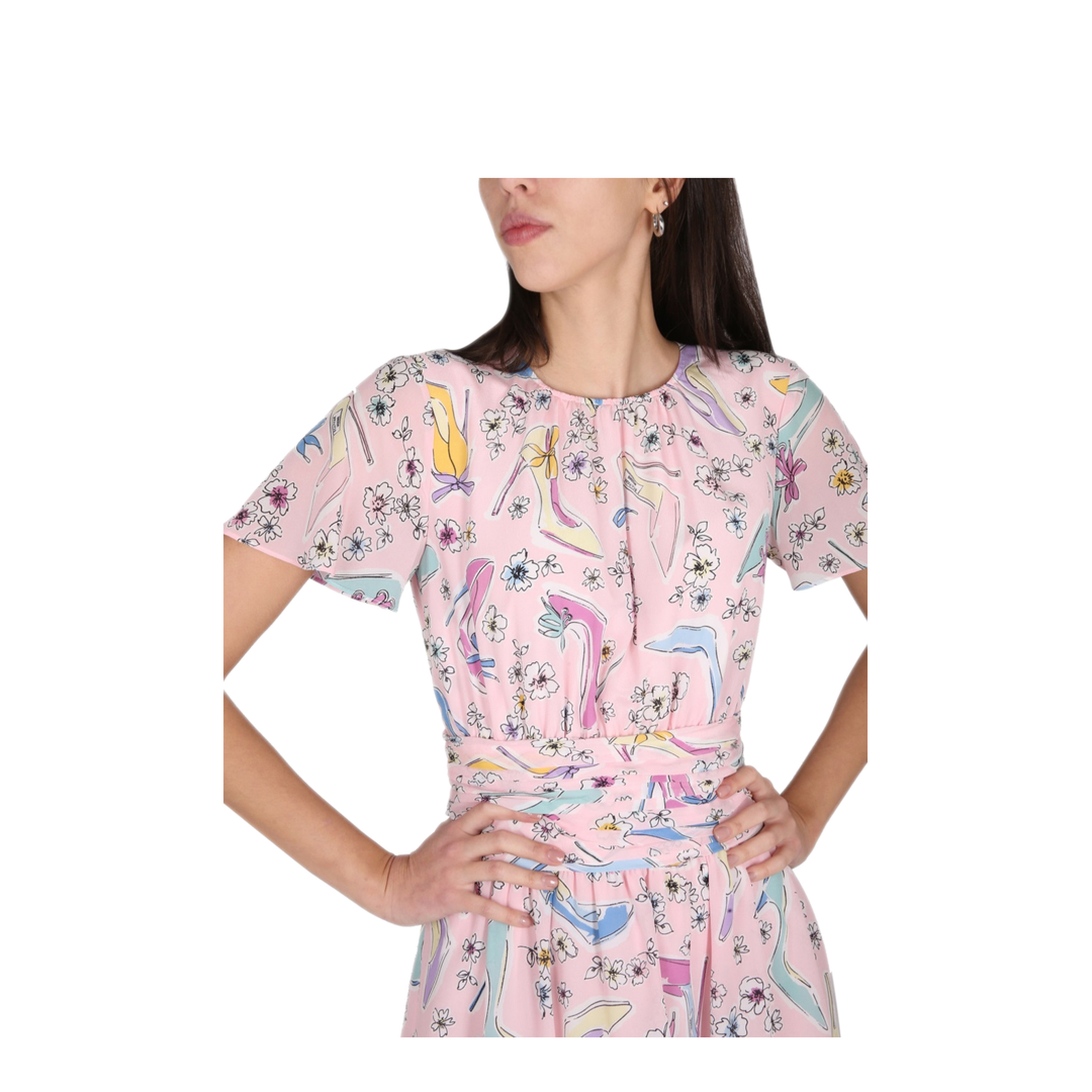 MAYFEYR - BOUTIQUE MOSCHINO - Heels And Flowers Dress - 043611401223