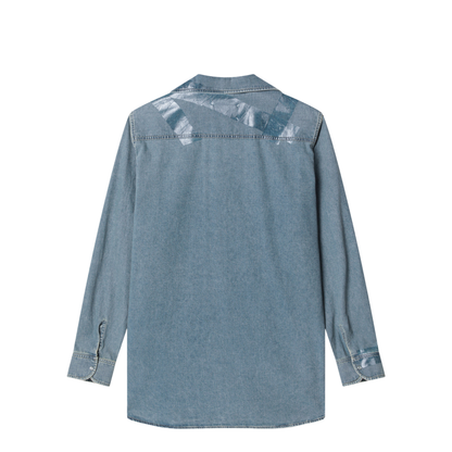 Ice Blue Denim Shirt