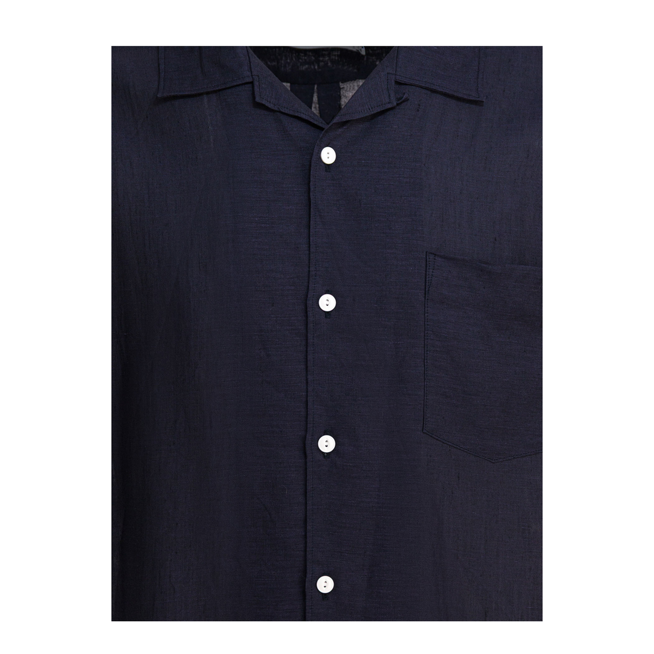 MAYFEYR - nonnative - Voyager Oxford Linen Shirt - NNS4618DKNAVY